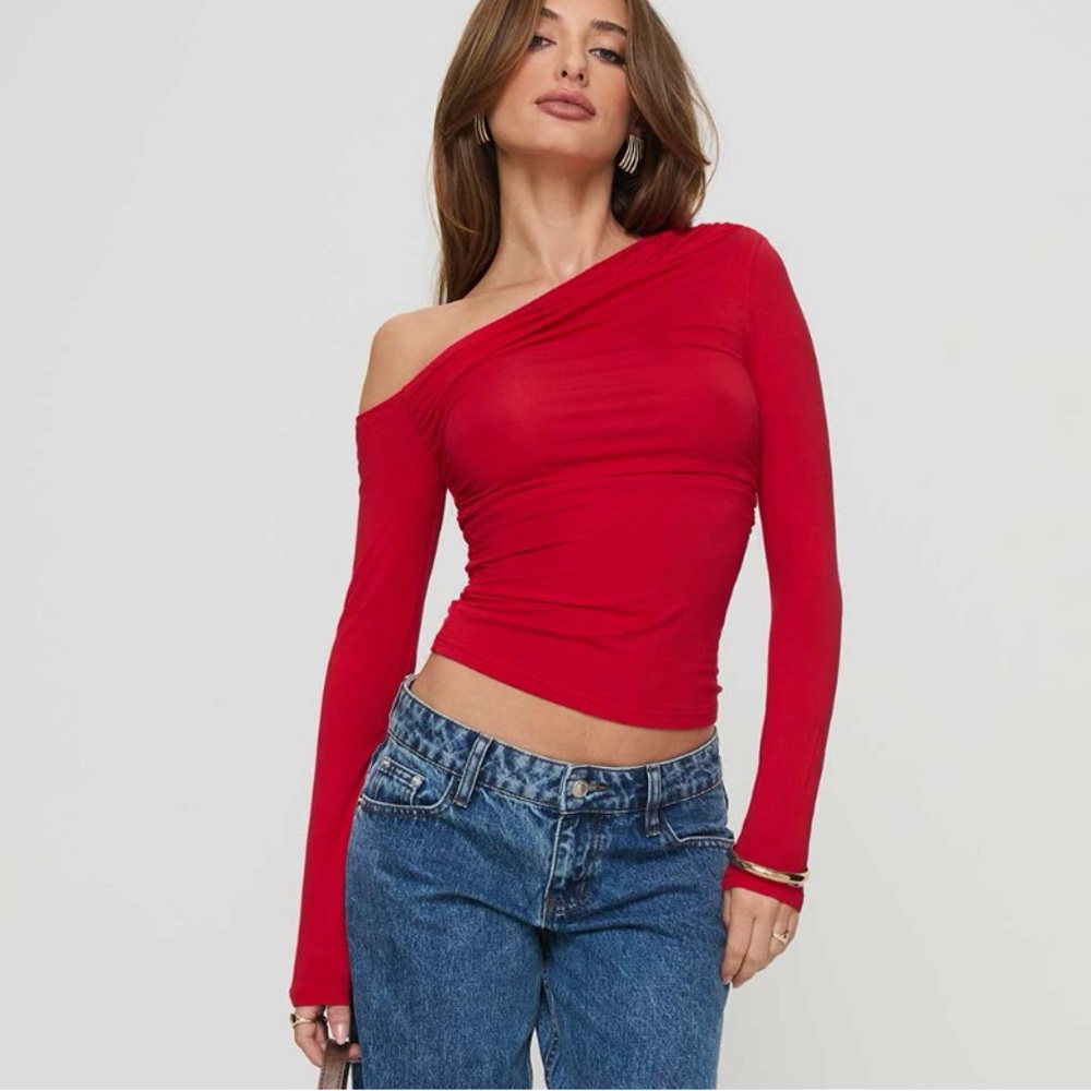 Long sleeve off the shoulder top - US 2 (XS)